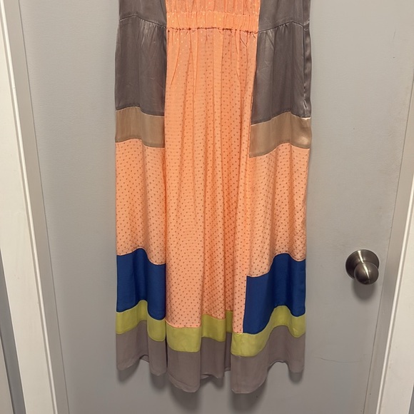 Rebecca Taylor Size 6 Side Zipper 💯 Silk Gorgeous Designer Dress - Picture 6 of 9